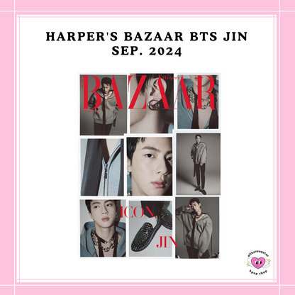 [PREORDER] HARPER'S BAZAAR BTS JIN SEP. [2024]