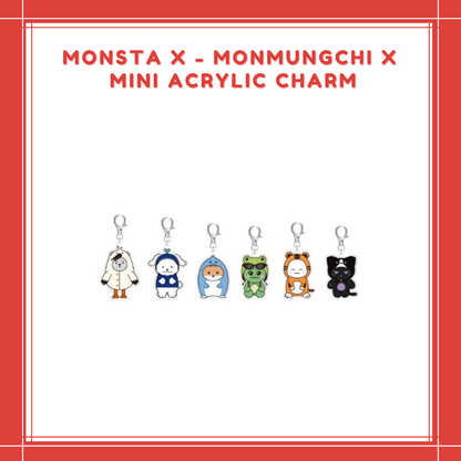 [PREORDER] MONSTA X - MONMUNGCHI X MINI ACRYLIC CHARM