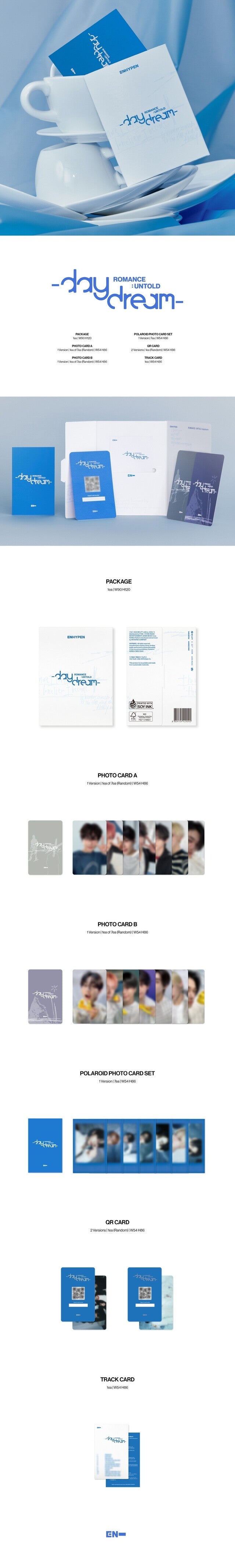 [PREORDER] ENHYPEN - ROMANCE : UNTOLD – DAYDREAM (WEVERSE ABLUMS VER.)