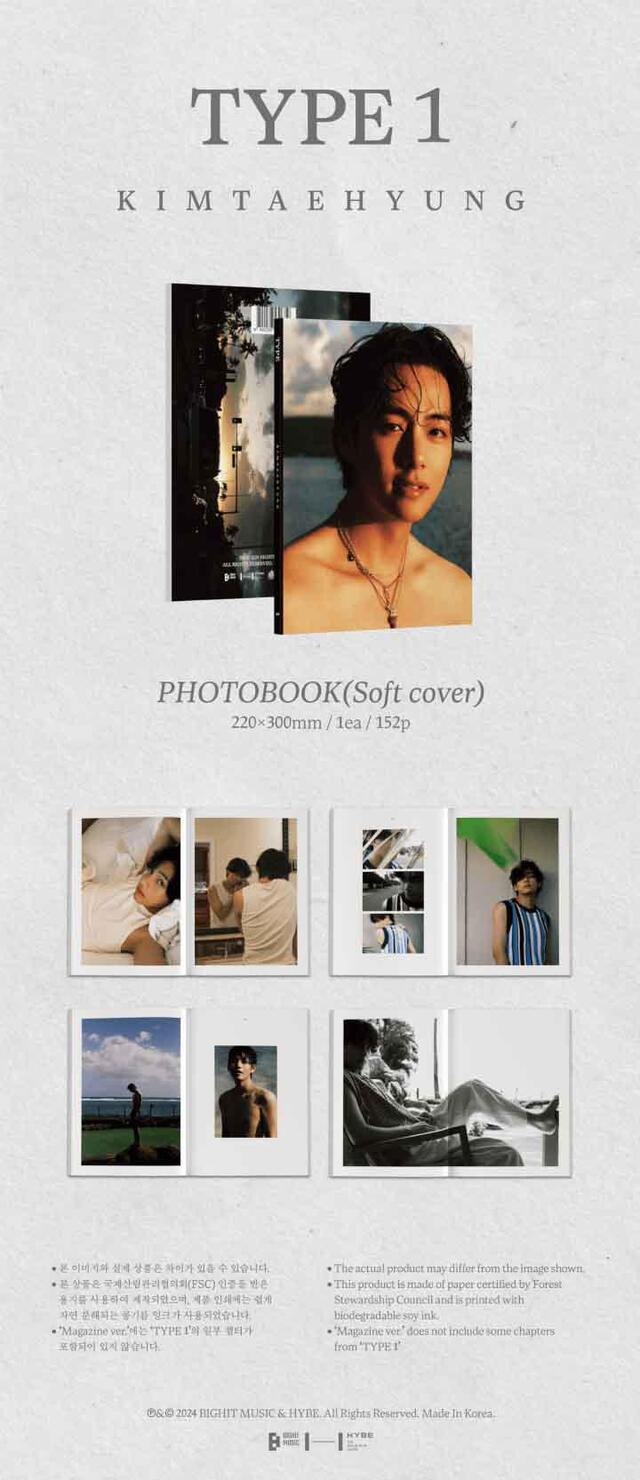 [PREORDER] BTS V - V 'TYPE 1' MAGAZINE VER.