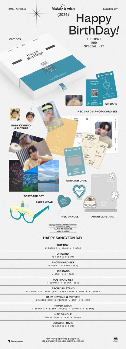 [PREORDER] THE BOYZ - THE BOYZ HBD SANGYEON SPECIAL KIT