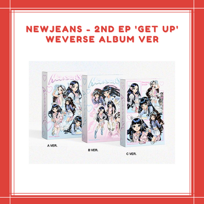 [PREORDER] NEWJEANS - 2ND EP 'GET UP' WEVERSE ALBUM VER