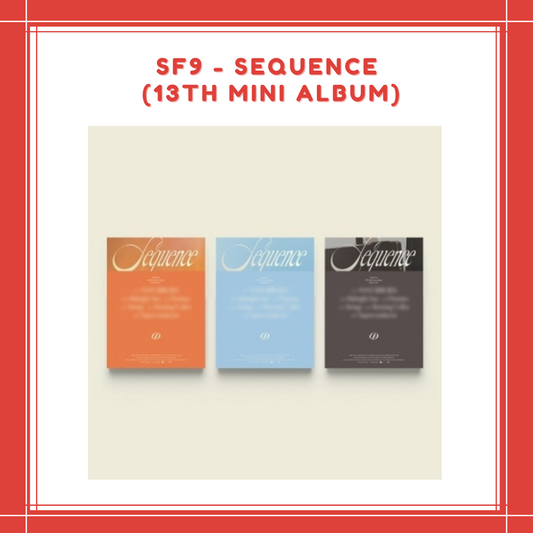 [PREORDER] SF9 - [SEQUENCE] (13TH MINI ALBUM)