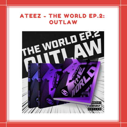 [PREORDER] WITHMUU ATEEZ - THE WORLD EP.2 : OUTLAW RANDOM EVENT PHOTOCARD