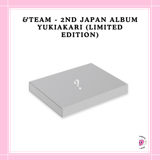 [PREORDER] &TEAM - 2ND JAPAN ALBUM YUKIAKARI (LIMITED EDITION)