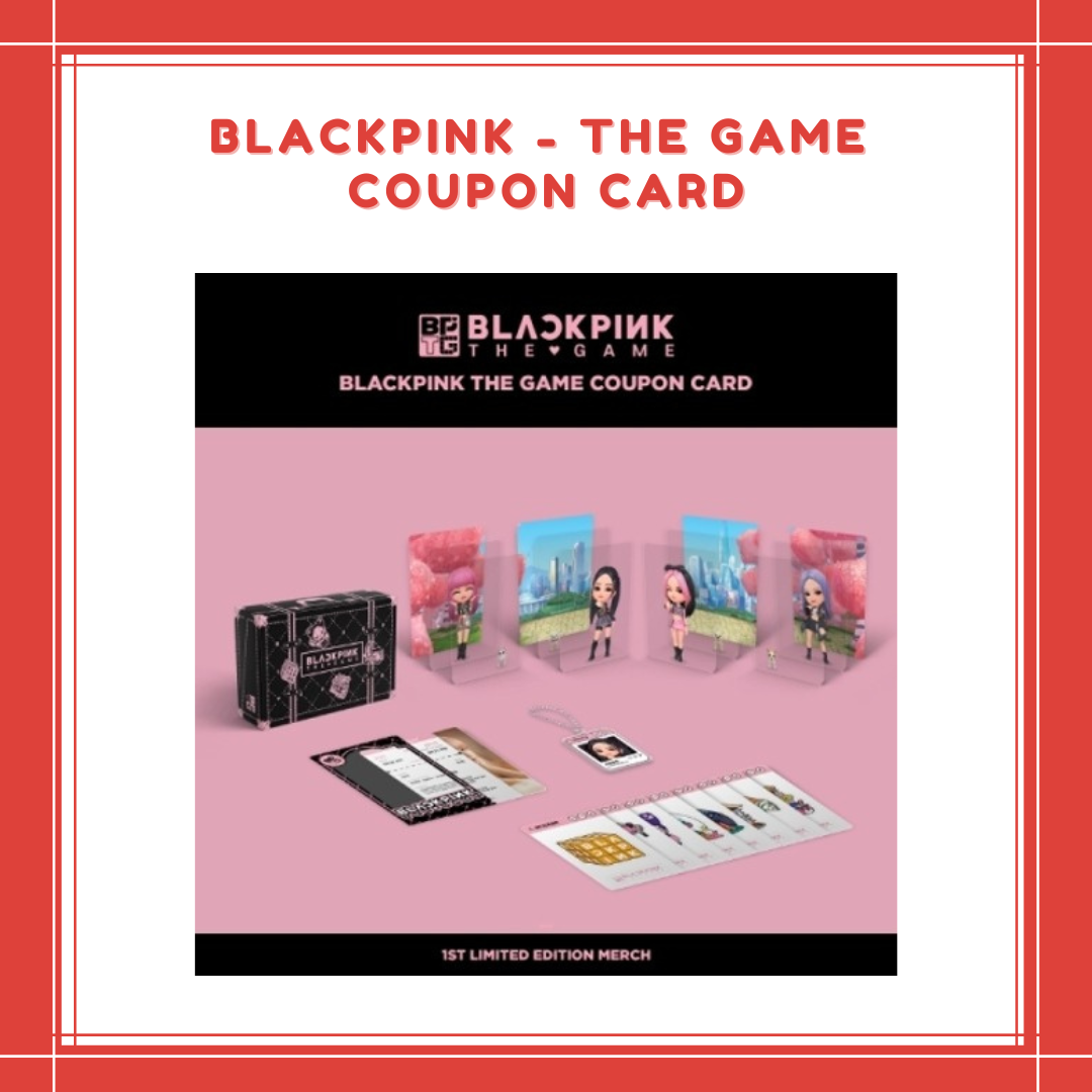 [PREORDER] BLACKPINK - THE GAME COUPON CARD