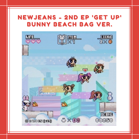 [PREORDER] NEWJEANS - 2ND EP 'GET UP' BUNNY BEACH BAG VER.