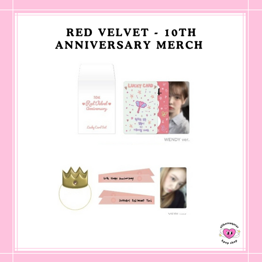 [PREORDER] RED VELVET - 10TH ANNIVERSARY MERCH