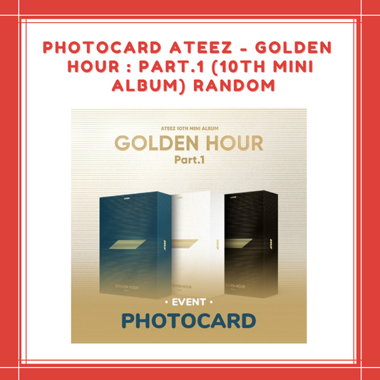 [PREORDER] PHOTOCARD ATEEZ - GOLDEN HOUR : PART.1 (10TH MINI ALBUM) RANDOM