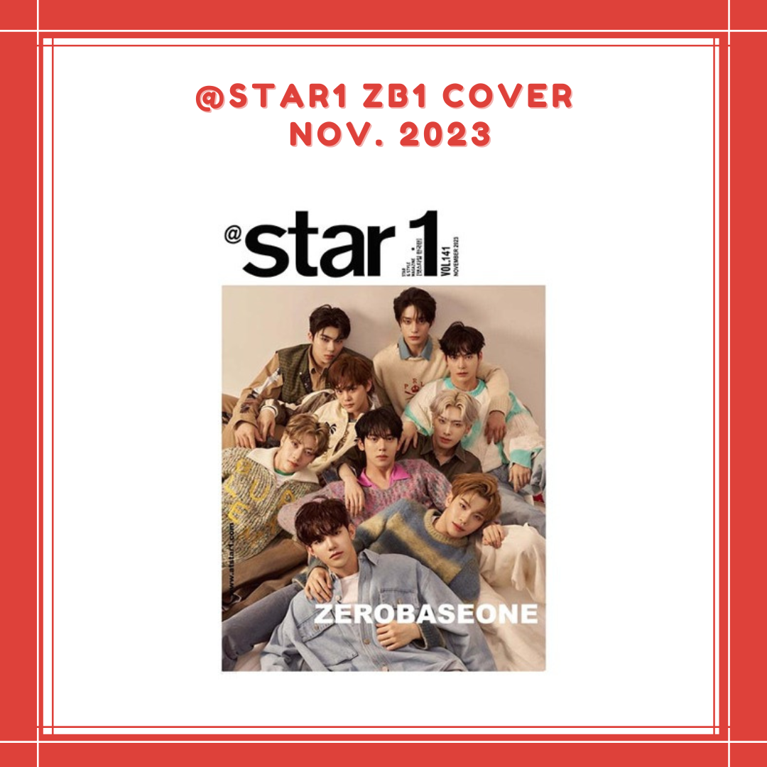 [PREORDER] @STAR1 ZB1 COVER NOV. 2023