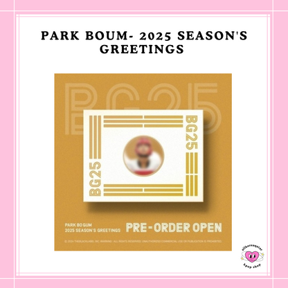 [PREORDER] PARK BOGUM - 2025 SEASON'S GREETINGS