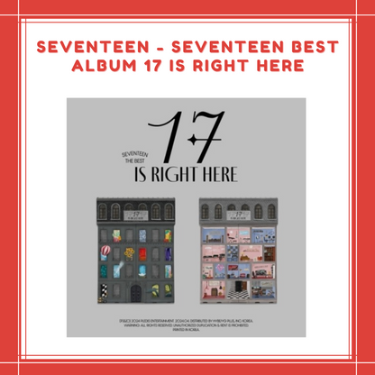 [PREORDER] SEVENTEEN - SEVENTEEN BEST ALBUM 17 IS RIGHT HERE