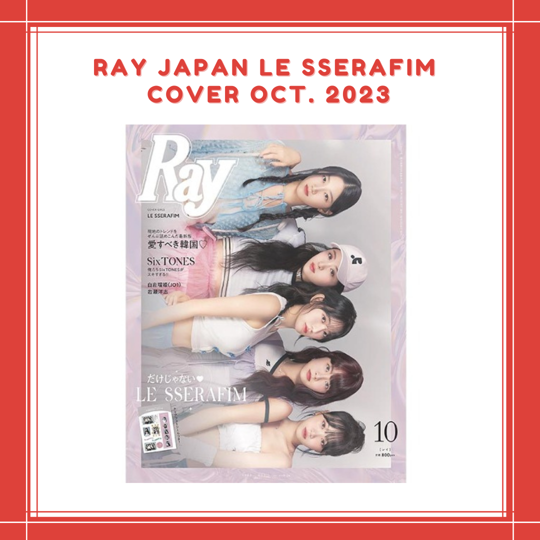 [PREORDER] RAY JAPAN LE SSERAFIM COVER OCT. [2023]