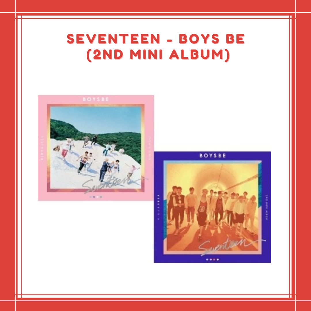 [PREORDER] SEVENTEEN - BOYS BE (2ND MINI ALBUM)