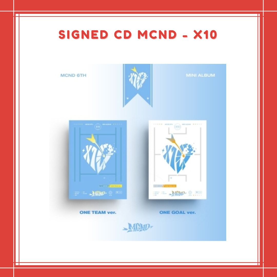 [PREORDER] SIGNED CD MCND - X10 SET