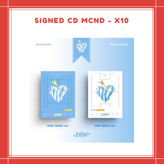 [PREORDER] SIGNED CD MCND - X10 SET