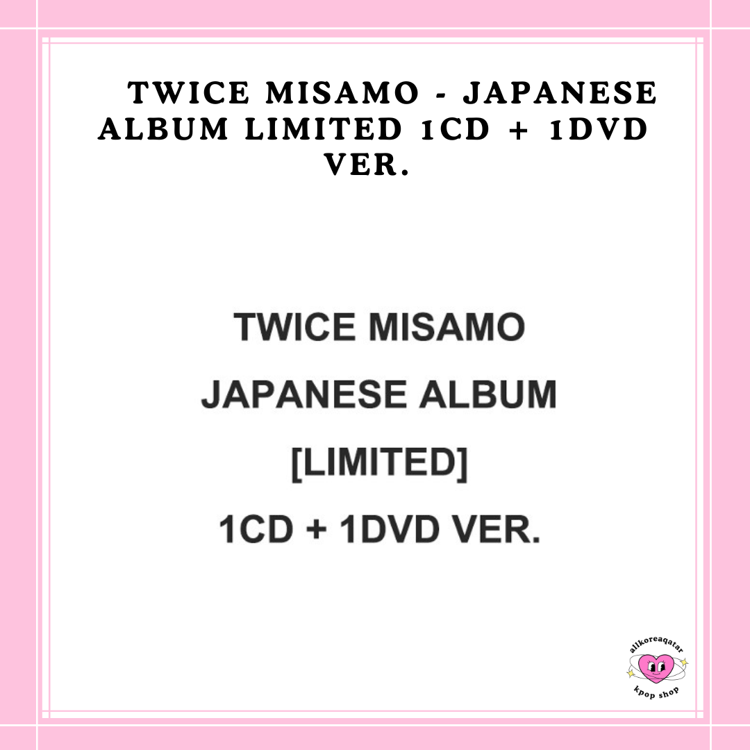 [PREORDER] TWICE MISAMO - JAPANESE ALBUM LIMITED 1CD + 1DVD VER.