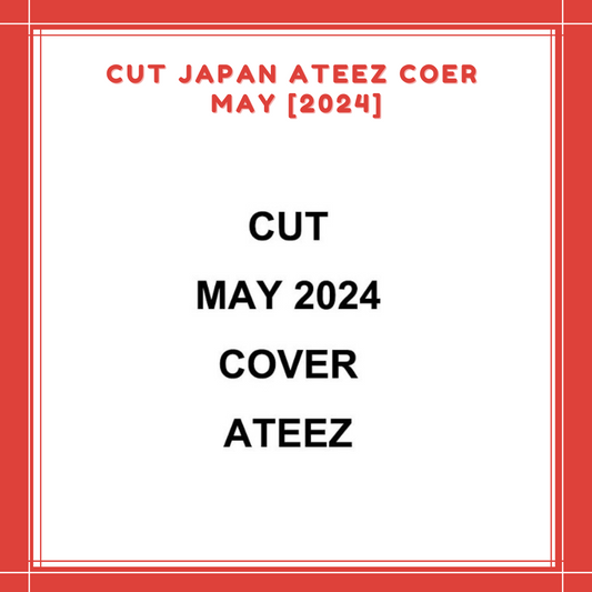 [PREORDER] CUT JAPAN ATEEZ COER MAY [2024]