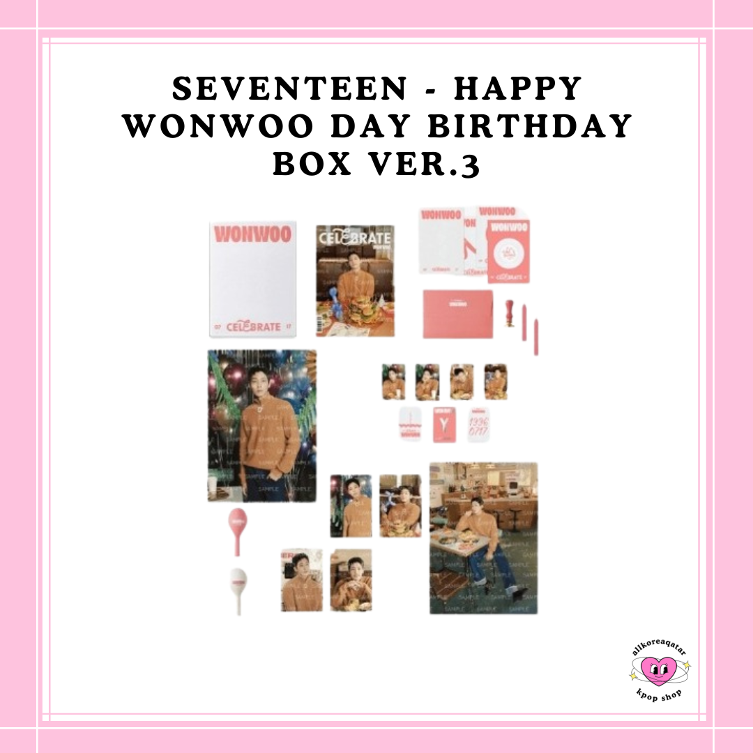 [PREORDER] SEVENTEEN - HAPPY WONWOO DAY BIRTHDAY BOX VER.3