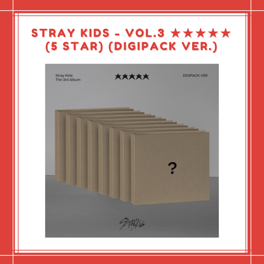[ON HAND] STRAY KIDS - VOL.3 ★★★★★(5 STAR) (DIGIPACK VER.)