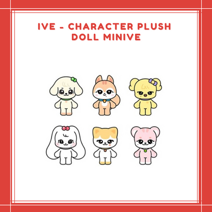 [PREORDER] IVE - CHARACTER PLUSH DOLL MINIVE