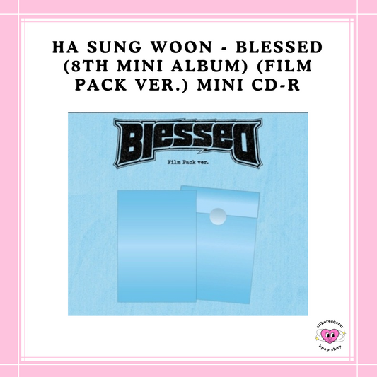 [PREORDER] HA SUNG WOON - BLESSED (8TH MINI ALBUM) (FILM PACK VER.) MINI CD-R