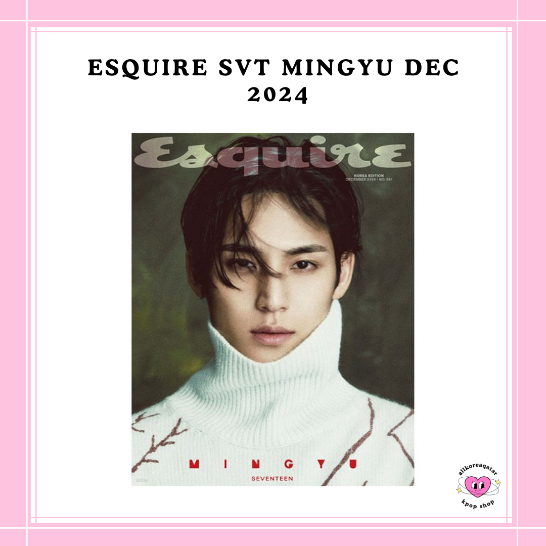 [PREORDER] ESQUIRE SVT MINGYU DEC 2024