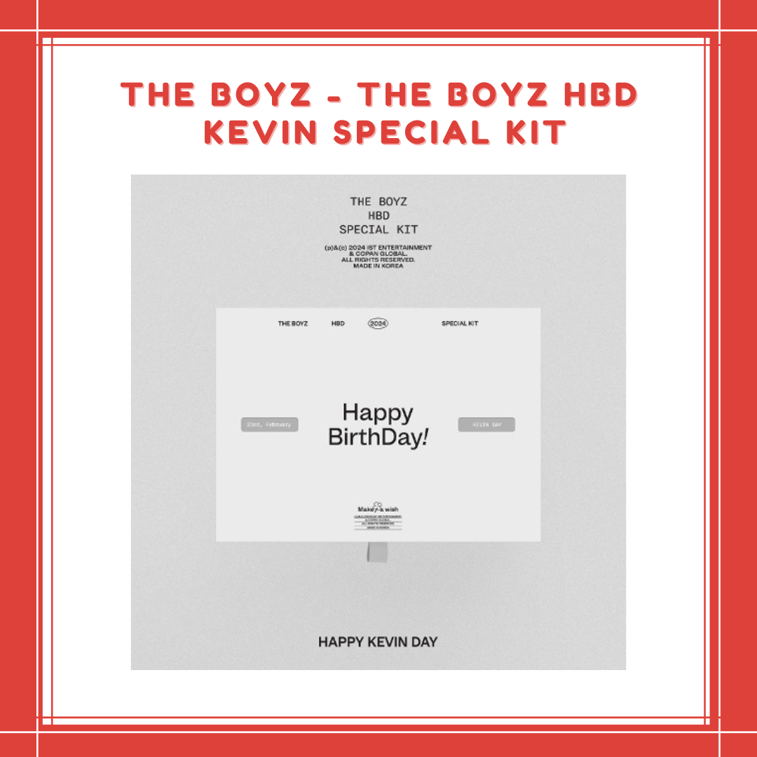 [PREORDER] THE BOYZ - THE BOYZ HBD KEVIN SPECIAL KIT