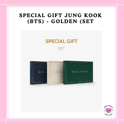 [PREORDER] SPECIAL GIFT JUNG KOOK (BTS) - GOLDEN SET