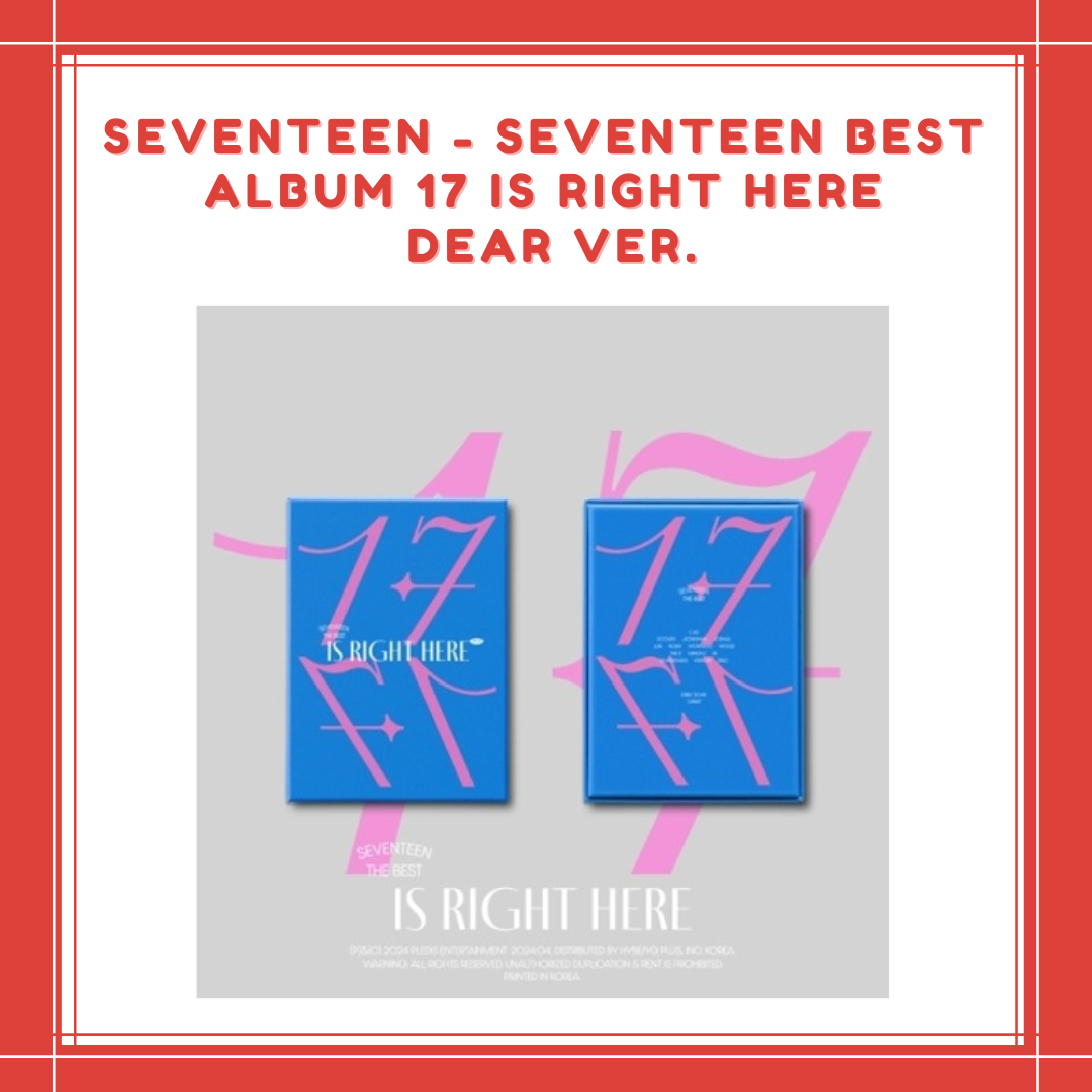 [PREORDER] SEVENTEEN - SEVENTEEN BEST ALBUM 17 IS RIGHT HERE DEAR VER.