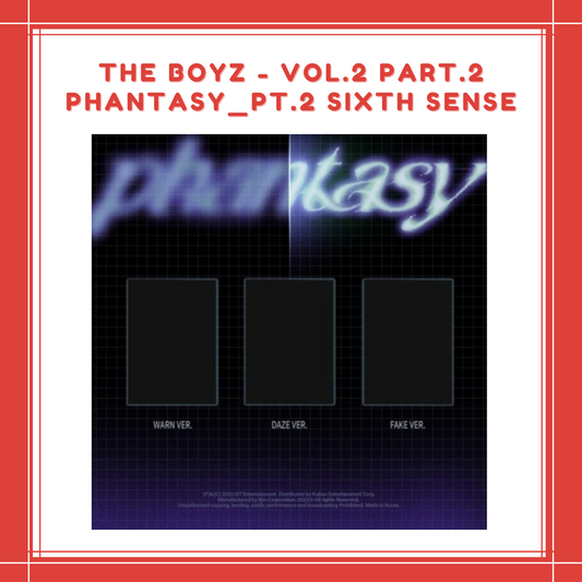 [PREORDER] THE BOYZ - VOL.2 PART.2 PHANTASY_PT.2 SIXTH SENSE