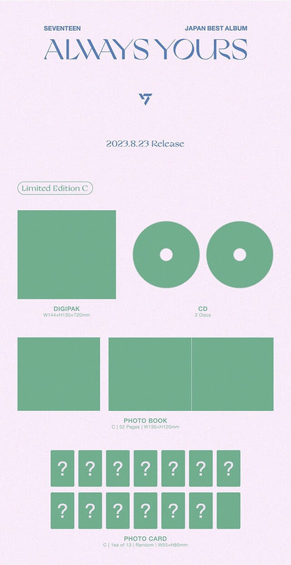 [PREORDER] SEVENTEEN - JP BEST ALBUM 'ALWAYS YOURS' TYPE C