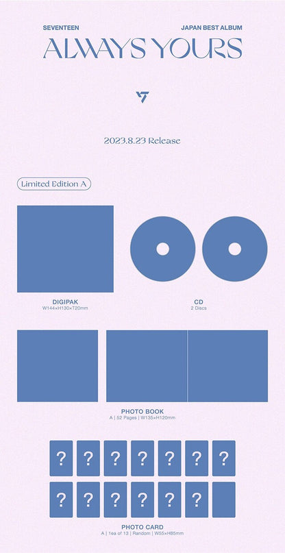 [PREORDER] SEVENTEEN - JP BEST ALBUM 'ALWAYS YOURS' TYPE A