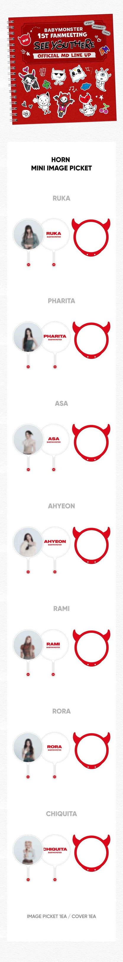 [PREORDER] BABYMONSTER - SEEYOUTHERE HORN MINI IMAGE PICKET