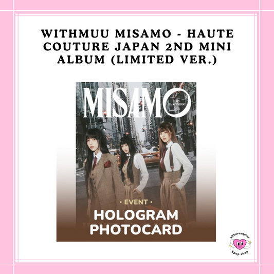 [PREORDER] WITHMUU MISAMO - HAUTE COUTURE JAPAN 2ND MINI ALBUM (LIMITED VER.)