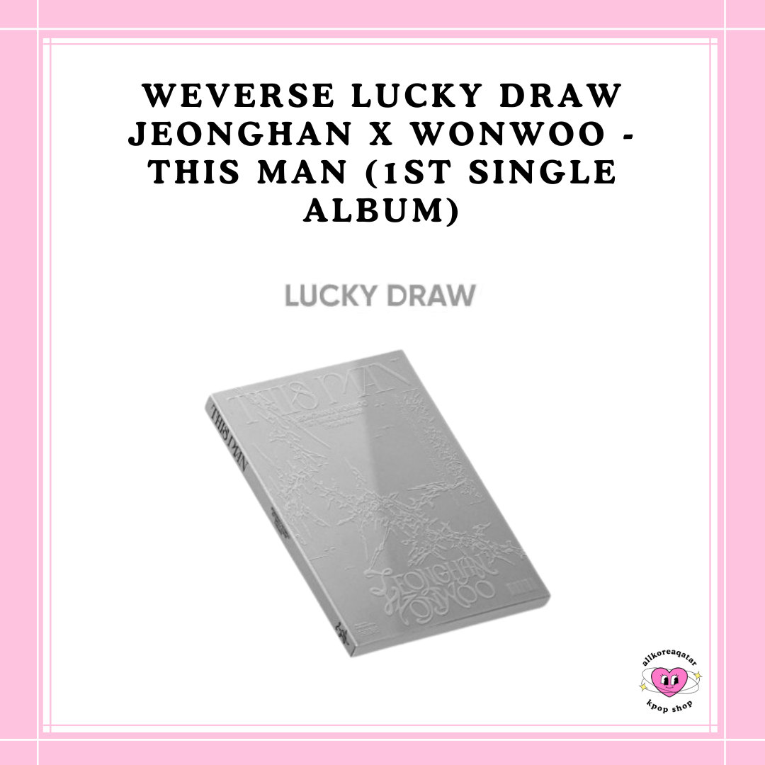 [PREORDER] WEVERSE LUCKY DRAW JEONGHAN X WONWOO - THIS MAN (1ST SINGLE ALBUM)