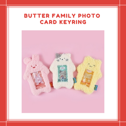 [PREORDER] BUTTER FAMILY PHOTO CARD KEYRING