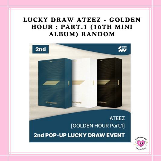 [PREORDER] 2ND SOUND WAVE LUCKY DRAW ATEEZ - GOLDEN HOUR : PART.1 (10TH MINI ALBUM) RANDOM