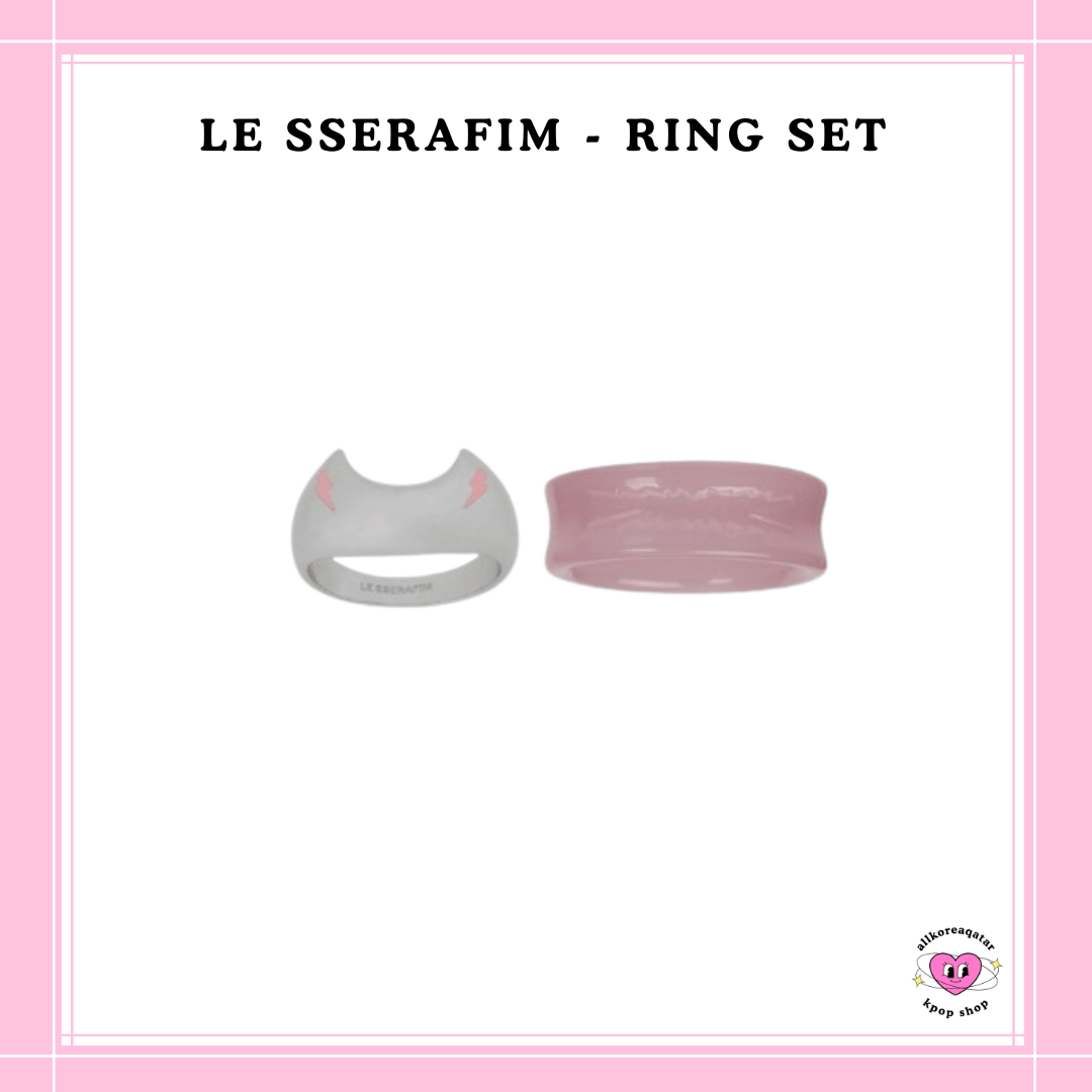 [PREORDER] LE SSERAFIM - ‘CRAZY KIDS NEVER DIE’ RING SET