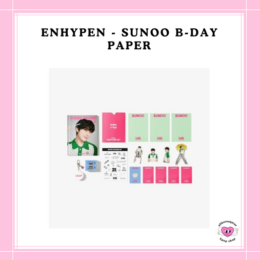 [PREORDER] ENHYPEN SUNOO - B-DAY PAPER