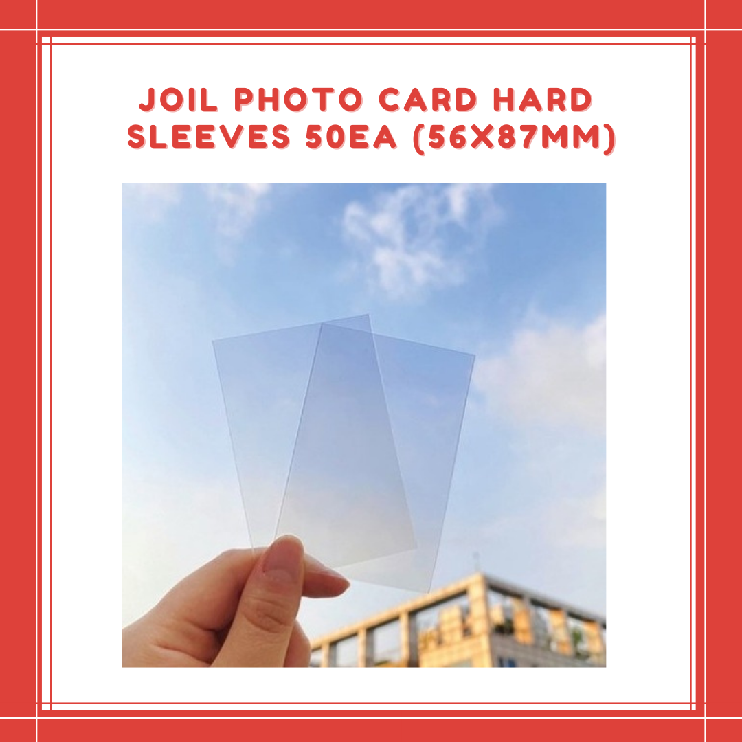 [PREORDER] JOIL PHOTO CARD HARD SLEEVES 50EA (56x87mm)