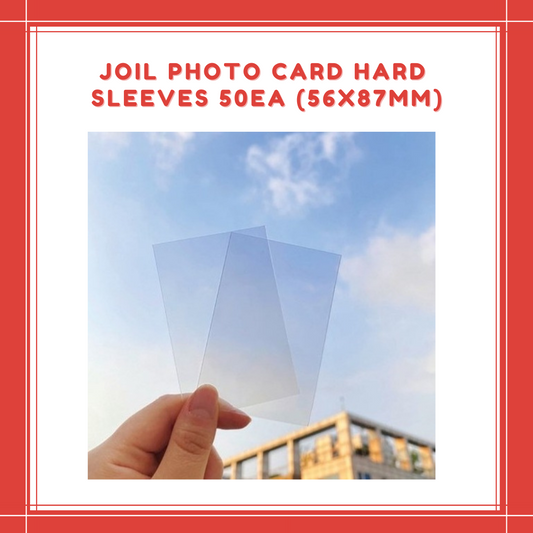 [PREORDER] JOIL PHOTO CARD HARD SLEEVES 50EA (56x87mm)