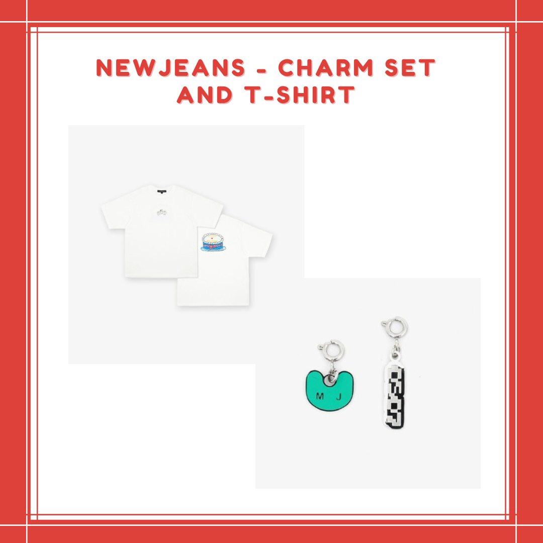 [PREORDER] NEWJEANS - CHARM SET AND T-SHIRT