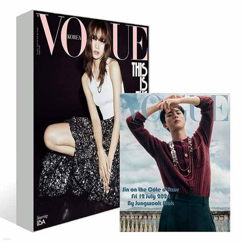 [PREORDER] VOGUE LISA COVER + BTS JIN SPECIAL [2024]