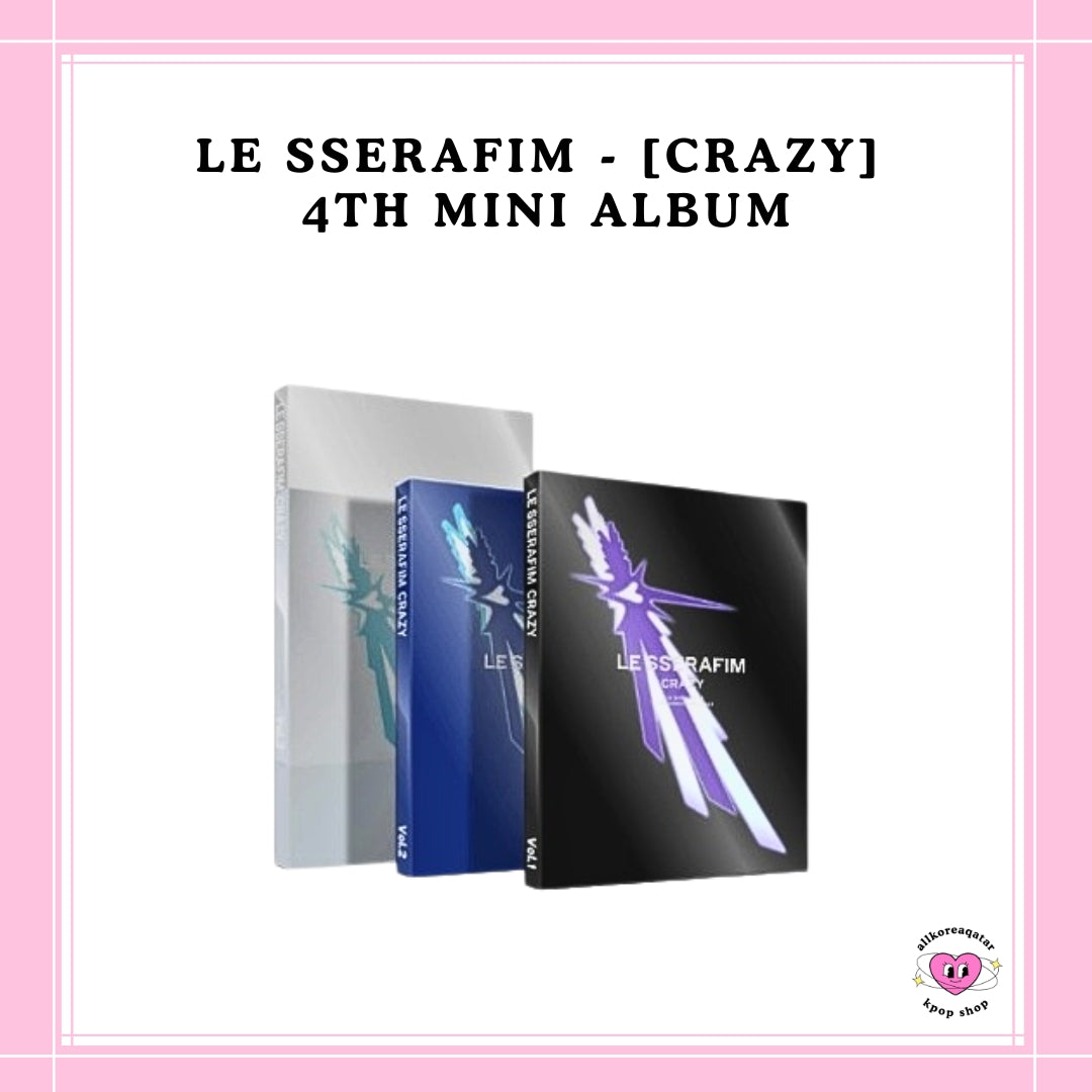 [PREORDER]  LE SSERAFIM - CRAZY (4TH MINI ALBUM)