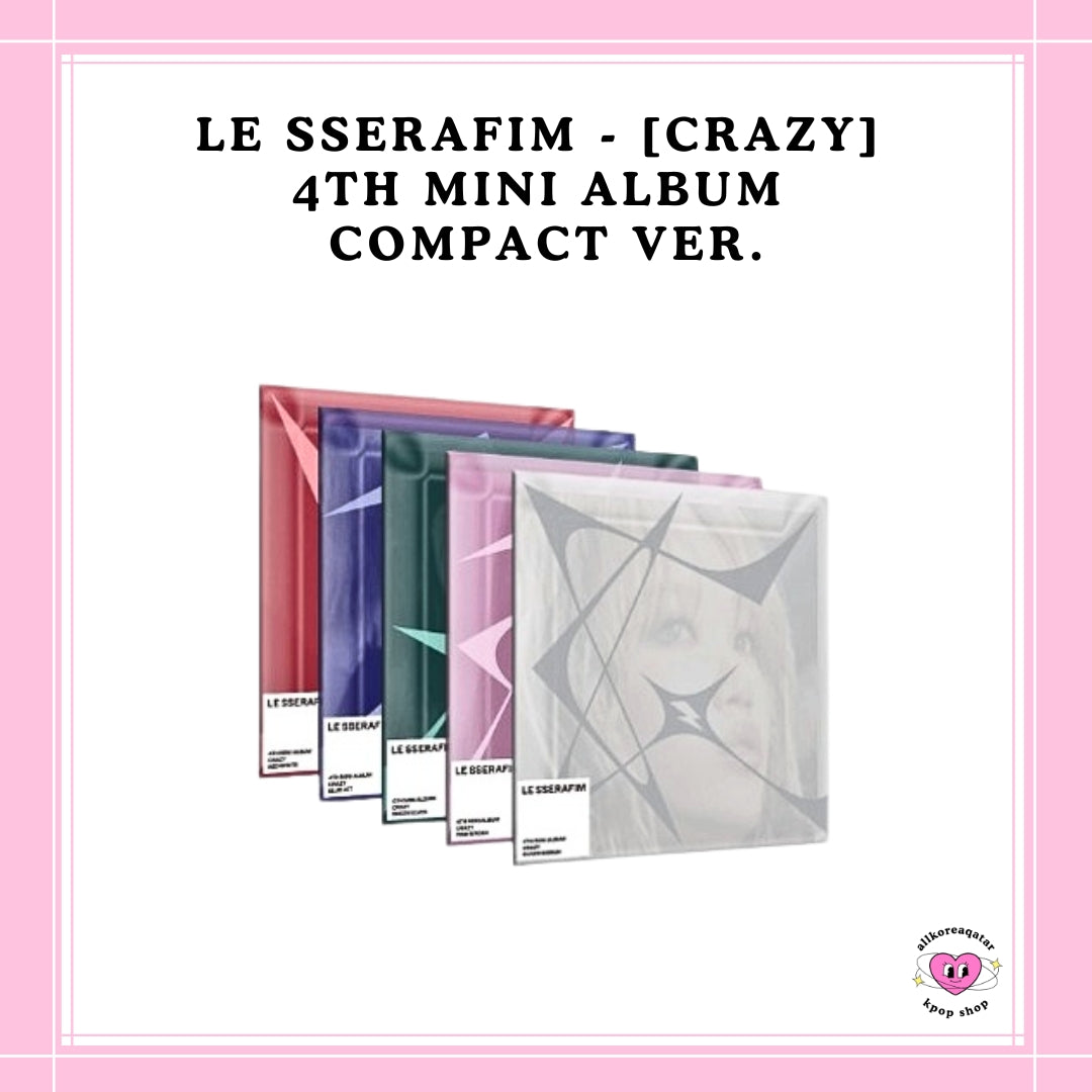 [PREORDER]  LE SSERAFIM - CRAZY (4TH MINI ALBUM) COMPACT VER.