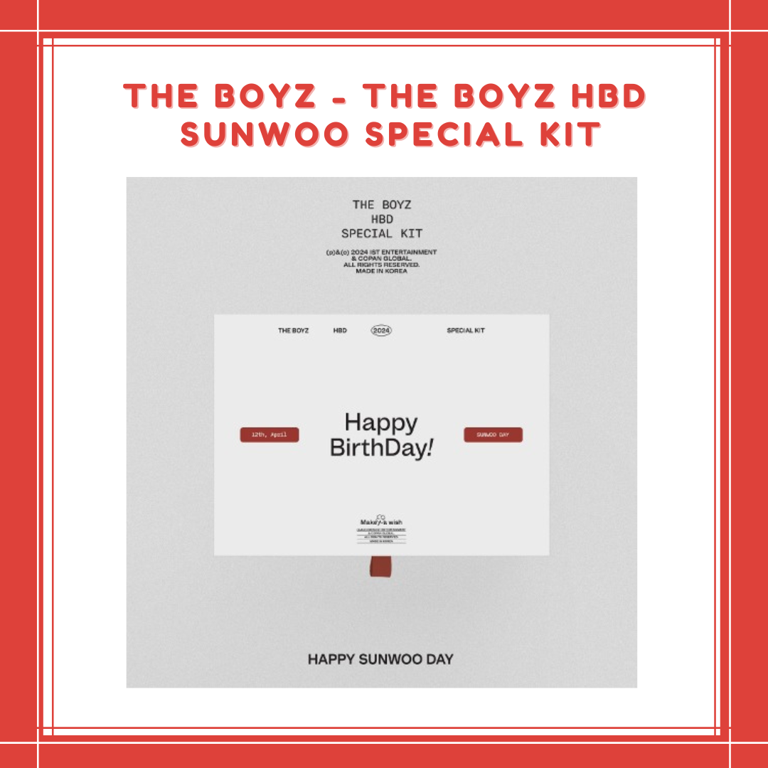 [PREORDER] THE BOYZ - THE BOYZ HBD SUNWOO SPECIAL KIT