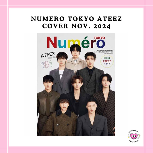 [PREORDER] NUMERO TOKYO ATEEZ COVER NOV. 2024