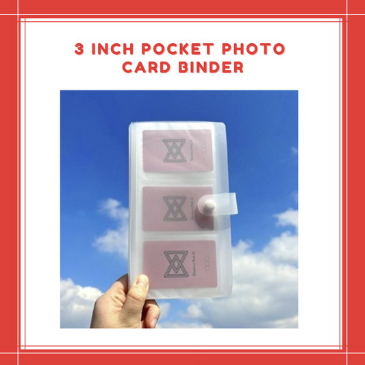 [PREORDER] 3 INCH POCKET PHOTO CARD BINDER