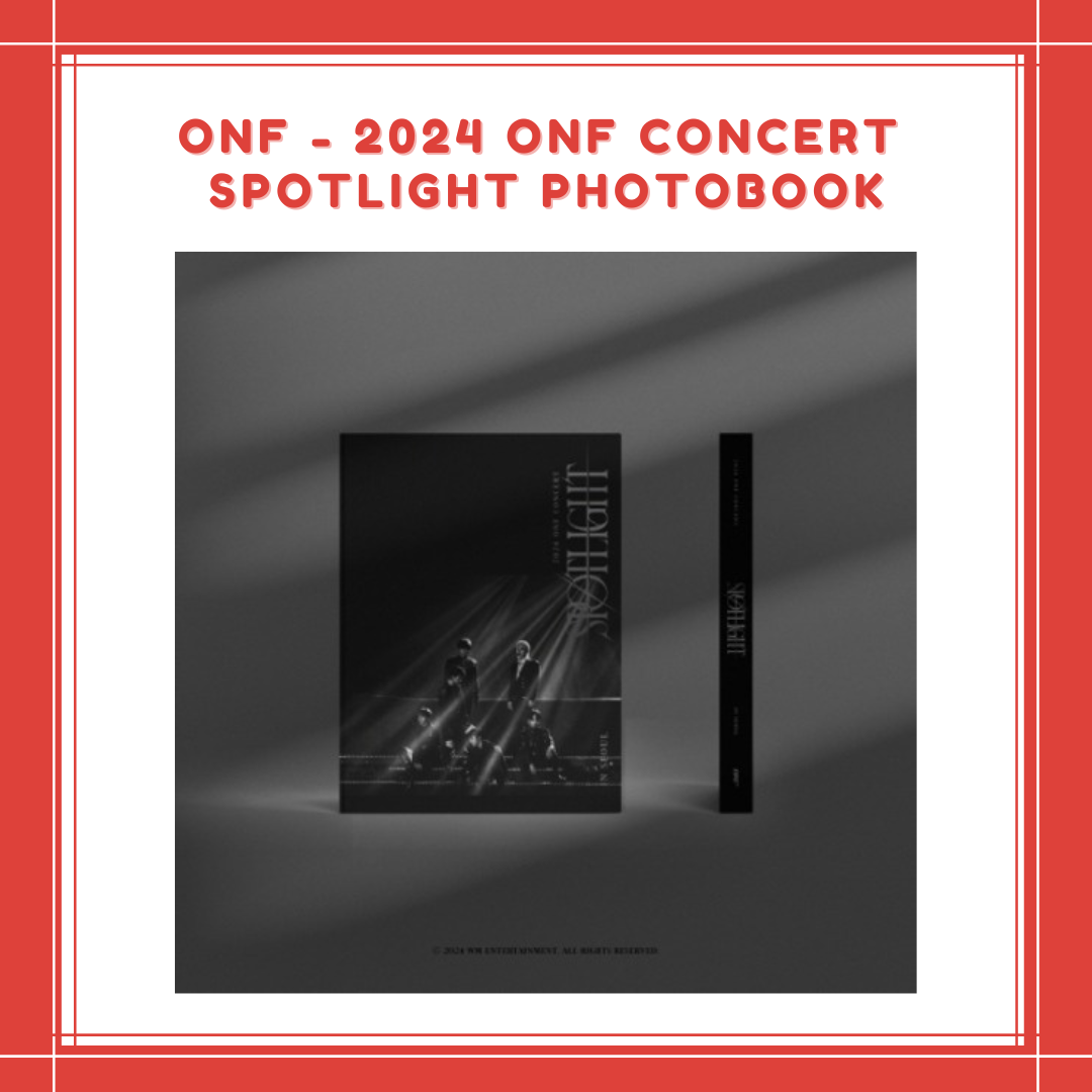 [PREORDER] ONF - 2024 ONF CONCERT SPOTLIGHT PHOTOBOOK